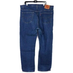 Levi's 505 Regular Fit Straight Leg VTG 100% Cotton Denim Jeans Men's 44 X 33
